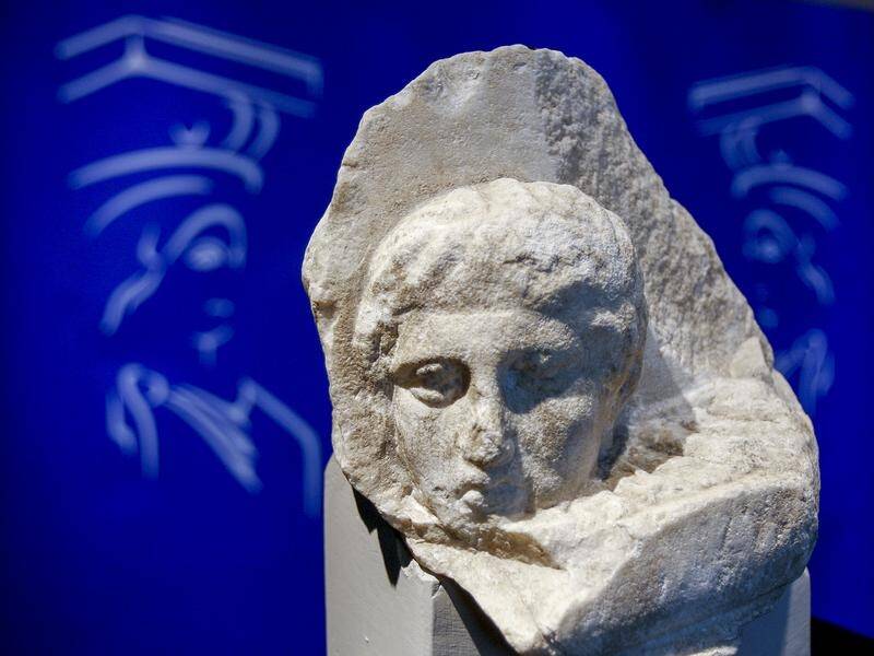 The Vatican has finalised a deal to return three fragments of the Parthenon Marbles to Greece. (AP PHOTO)