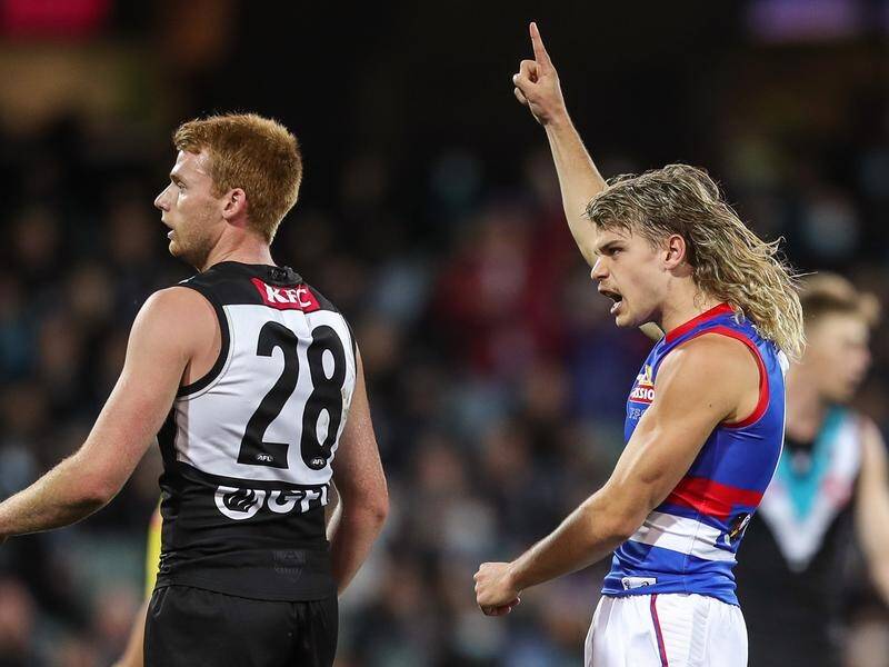 Bailey Smith has been among the Western Bulldogs' standout performers in the AFL this season.