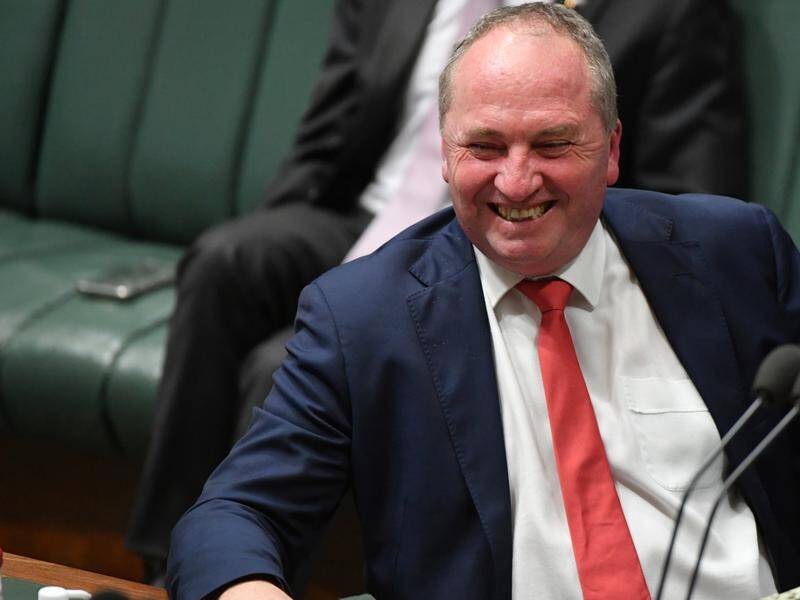Deputy PM Barnaby Joyce has been fined after being spotted paying for petrol without a facemask.