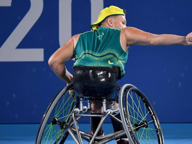 Dylan Alcott and Heath Davidson lost in the final of the quad doubles at the Tokyo Paralympics.