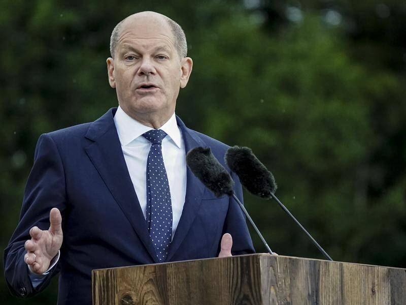 German Chancellor Olaf Scholz says Vladimir Putin must accept his plans in Ukraine will not succeed.