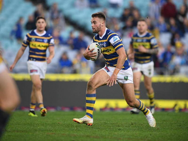 Jaeman Salmon will take over at five-eighth for Parramatta in their NRL match against Cronulla.