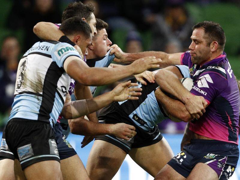 Melbourne's Cameron Smith is braced to be targeted again by Cronulla in their NRL preliminary final.