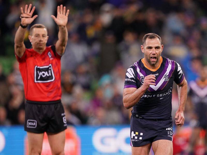 Storm captain Cameron Smith was fined $1350 for the incident he was sin-binned for against the Eels.