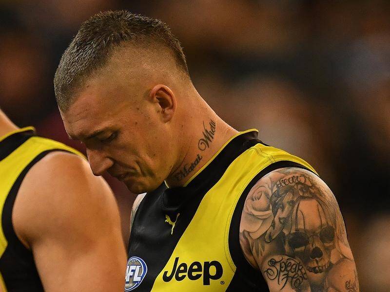 Dustin Martin wasn't anywhere near his best against Collingwood.