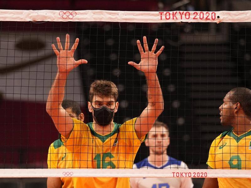Brazil's Lucas Saatkamp says he wears a mask while competing at the Olympics to protect his family.