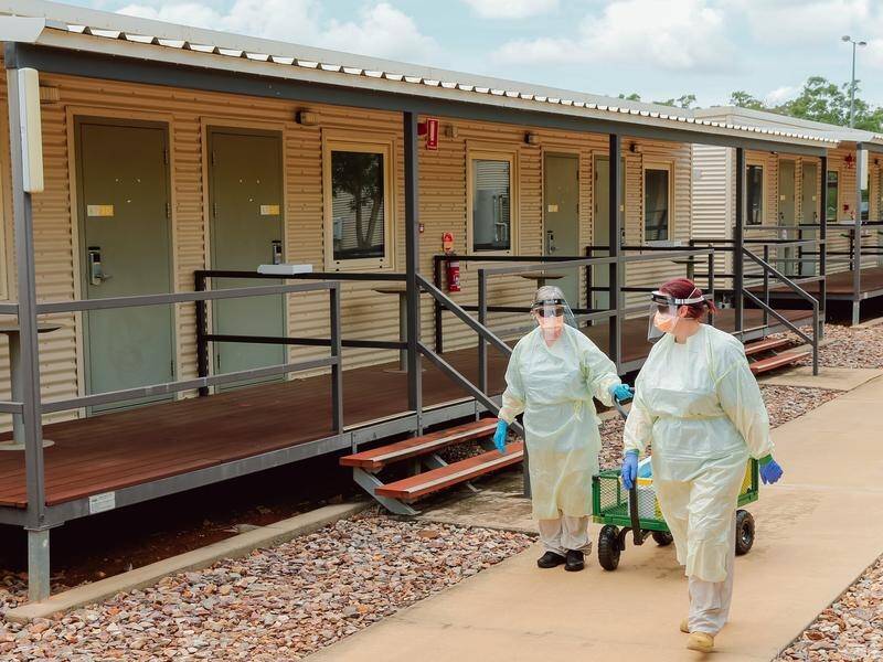 The NT has qualms about the Howard Springs facility being used exclusively for Indian returnees.