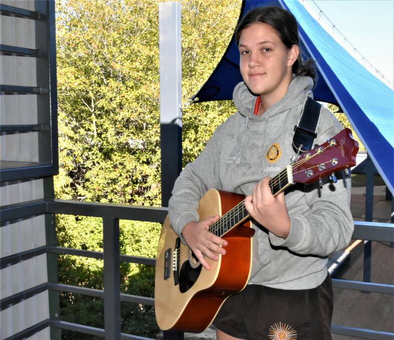 Gypsy Schmidt's guitar and singing talents might just take her all the way watch this space.