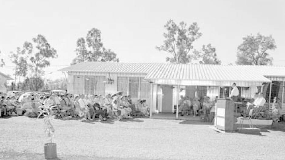 Mr George was forcibly removed from his home in Mataranka during the 1950s and taken to Retta Dixon House. Supplied: National Archives of Australia