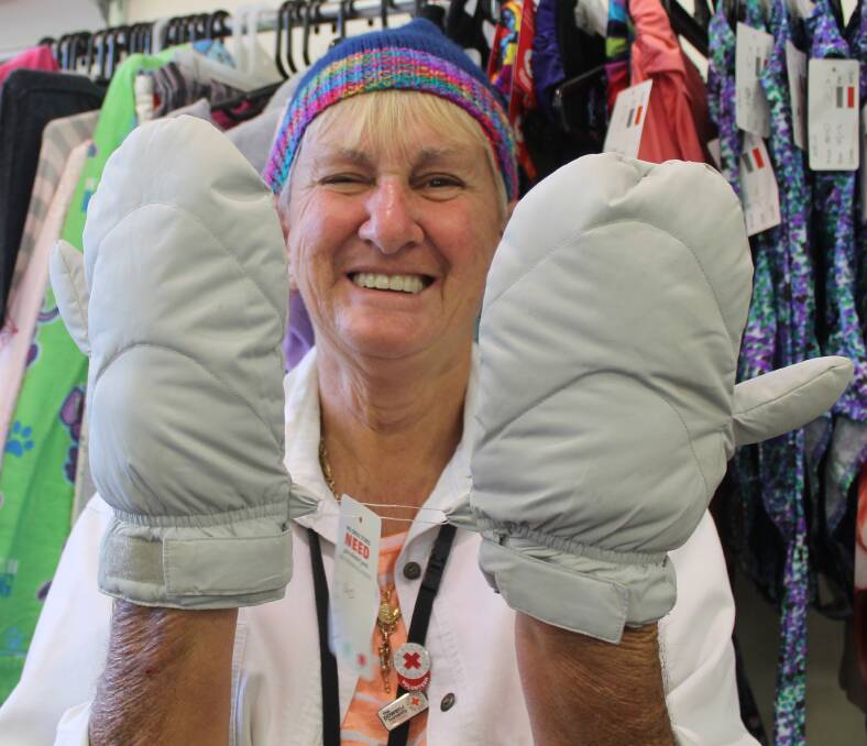 RUG UP: Maureen Heatley said the Red Cross will be getting more winter stock in to meet demand.