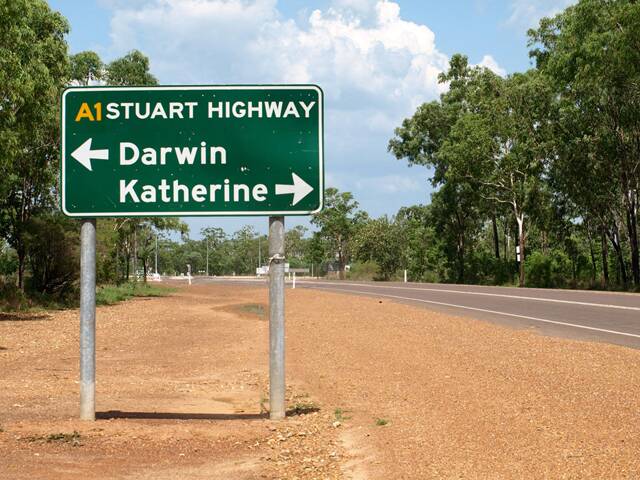 BIG STRETCH: It is more than 300km from Darwin to Katherine. Picture: Ozroads