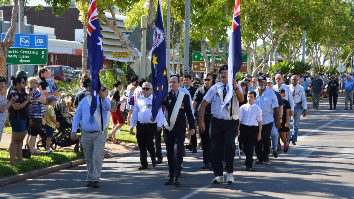 LEST WE FORGET: Part of the Stuart Highway will be shut down to accommodate the annual Anzac Day street parade.