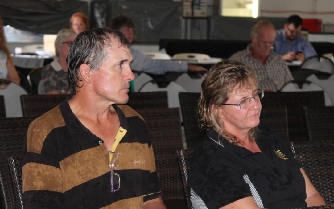 LAST MEETING: Katherine residents had some tough questions at the third and final community meeting organised by the Department of Defence yesterday.
