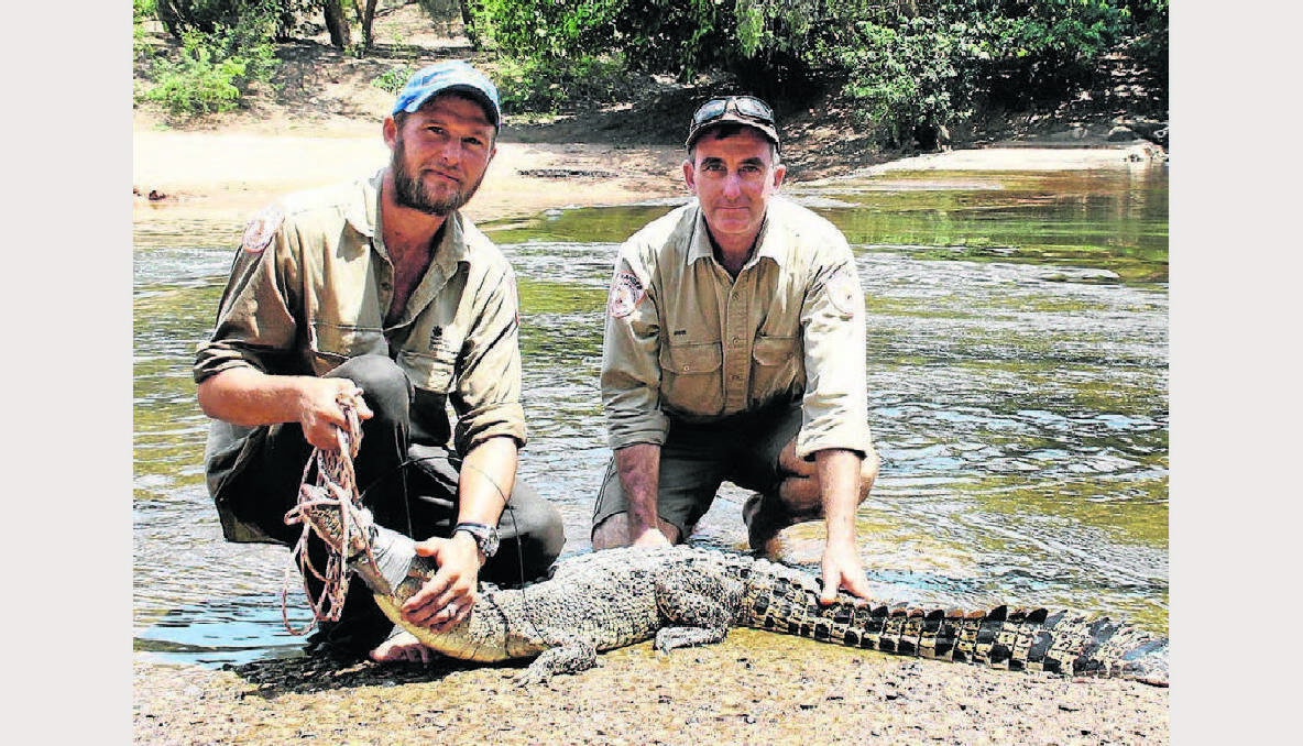 Wildlife rangers. 19 crocodiles were removed from the Katherine region.